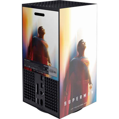 Superman 2025 Man of Steel Ascension Heroic Glow XBox Series X Digital Edition Console Skin